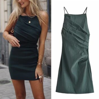 Vestido drapeado 1