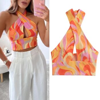 Top con cuello halter 1