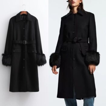 Abrigo de lana elegante 1