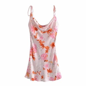 Vestido de tirantes satinado 2