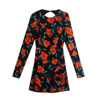 Vestido floral con espalda descubierta 2
