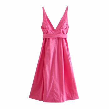 Vestido largo con nudo 2