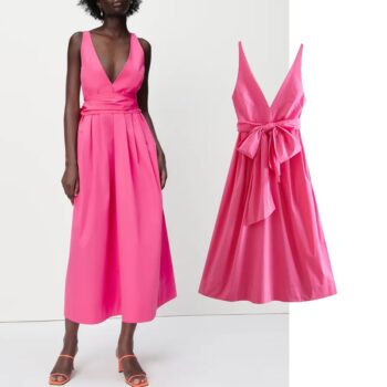 Vestido largo con nudo 1