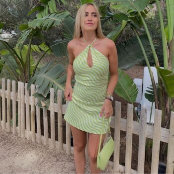 Vestido cuello halter 1