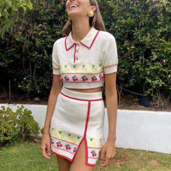 Top y falda de punto tejido - Twin Set 1