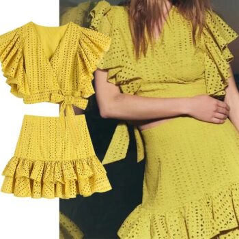 Top y falda con volantes - Twin set 1