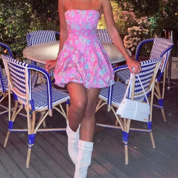 Vestido palabra de honor 1