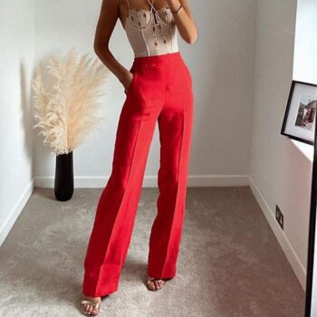 Pantalón de pierna ancha 1