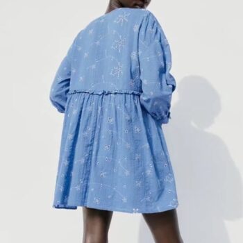 Vestido corto bordados 2