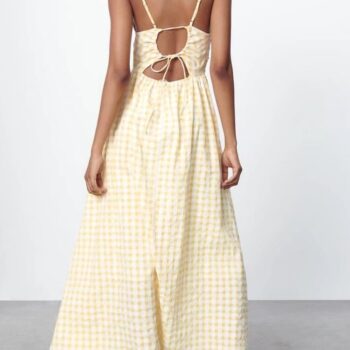 Vestido cuadro vichy 2