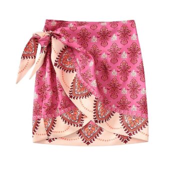Falda pareo estampada 3