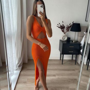 Vestido punto cut out 5